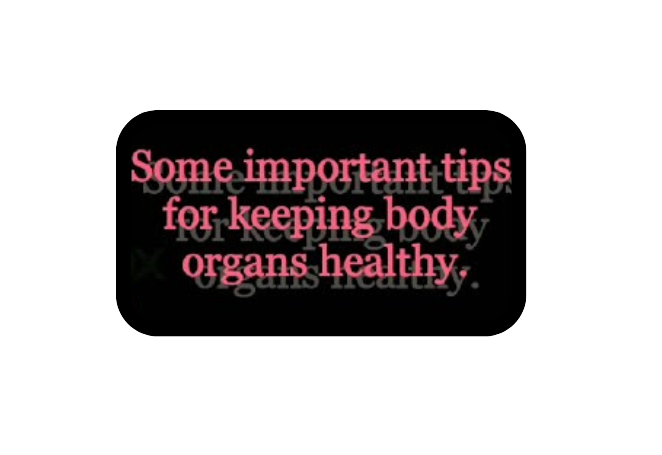 Tips to keep essential body organs healthy